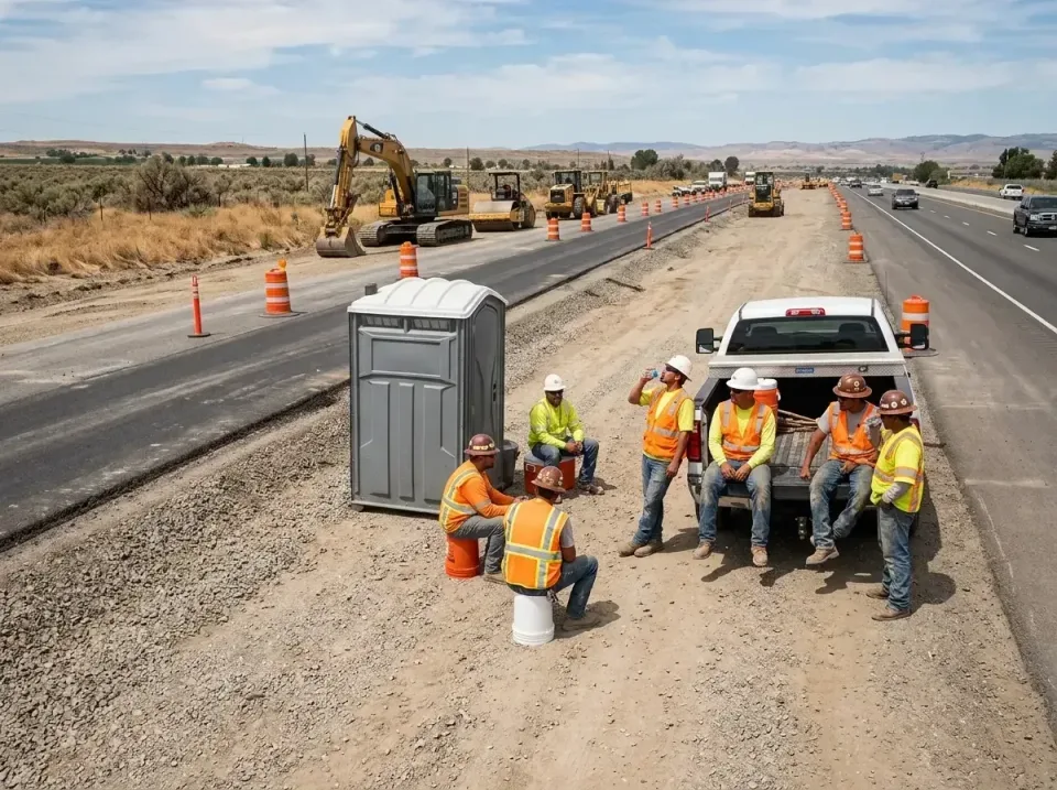 highway-road-construction-crew-007 — frequently asked questions, Porta Potty and Restroom Rentals in Hamilton, MT